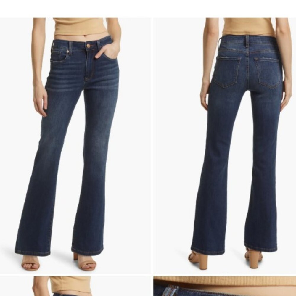 NEW! STS Blue Mandy High Waist Baby Bootcut Jeans - Size 24W